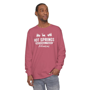 Hot Springs National Park Arkansas Comfort Colors Unisex Long Sleeve T-Shirt