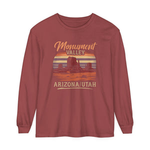 Monument Valley Arizona Utah Comfort Colors Unisex Long Sleeve T-Shirt