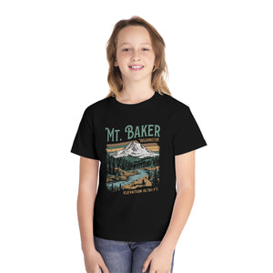 Mount Baker Washington Comfort Colors Youth Kids T-Shirt