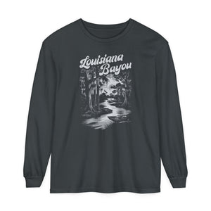 Louisiana Bayou Comfort Colors Unisex Long Sleeve T-Shirt