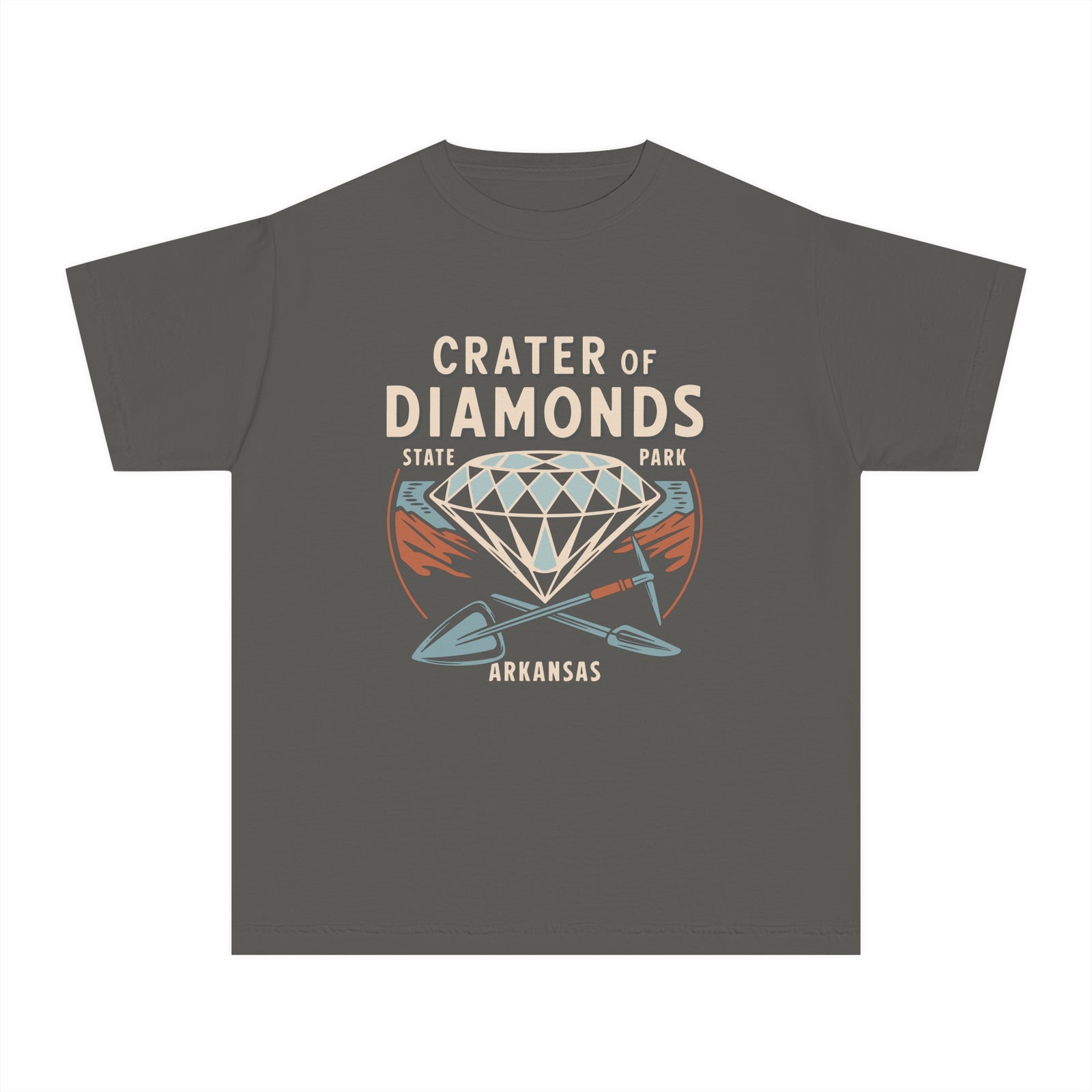 Crater of Diamonds State Park Arkansas Comfort Colors Youth Kids T-Shirt