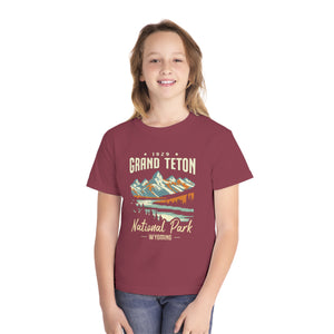 Grand Teton National Park Wyoming Comfort Colors Youth Kids T-Shirt