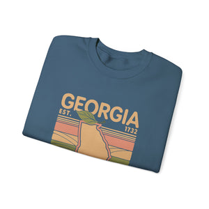 Georgia Peach Gildan Unisex Crewneck Sweatshirt