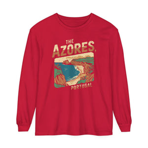 The Azores Portugal Comfort Colors Unisex Long Sleeve T-Shirt