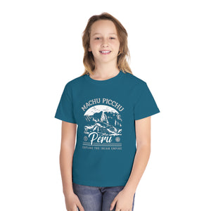 Machu Picchu Peru Comfort Colors Youth Kids T-Shirt