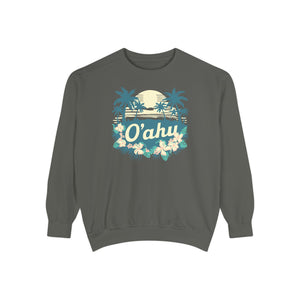 Oahu Hawaii Comfort Colors Unisex Sweatshirt