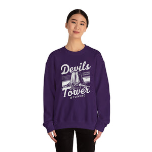 Devils Tower Wyoming Gildan Unisex Crewneck Sweatshirt