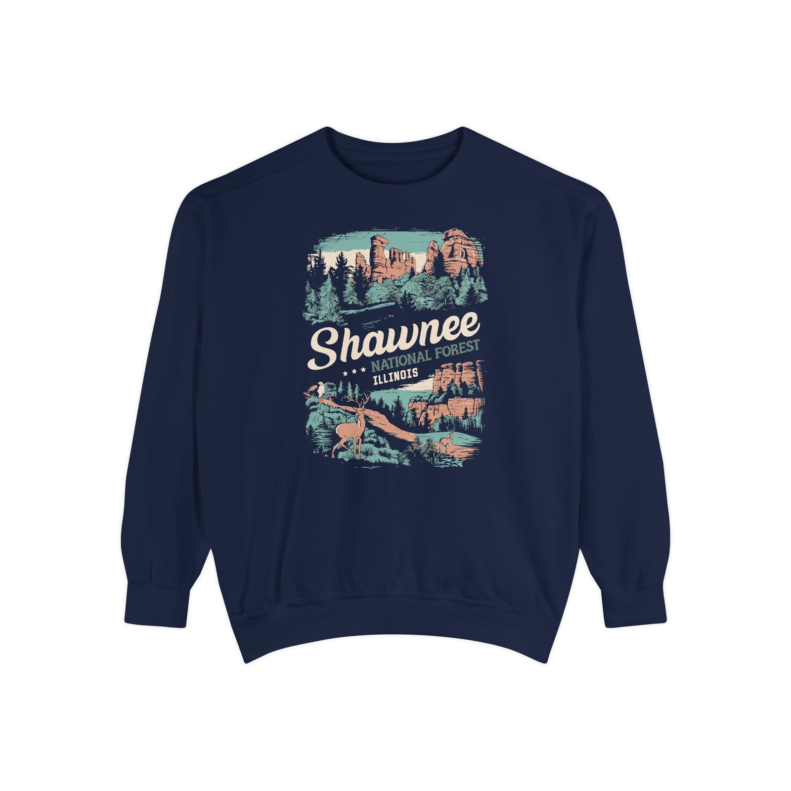 Shawnee National Forest Illinois Comfort Colors Unisex Sweatshirt