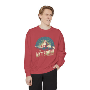 Matterhorn Switzerland Comfort Colors Unisex Sweatshirt