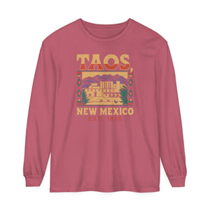 Taos New Mexico Comfort Colors Unisex Long Sleeve T-Shirt