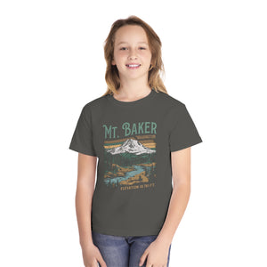 Mount Baker Washington Comfort Colors Youth Kids T-Shirt