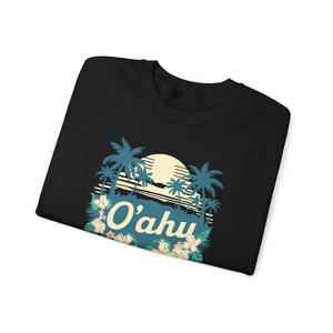 Oahu Hawaii Gildan Unisex Crewneck Sweatshirt