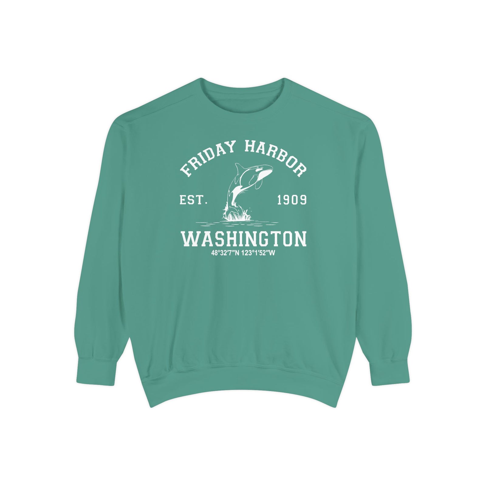 Friday Harbor Washington Comfort Colors Unisex Sweatshirt