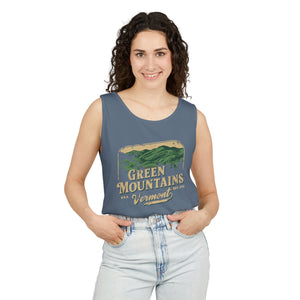 Green Mountains Vermont Comfort Colors Tank Top