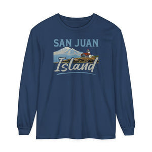 San Juan Island Washington Comfort Colors Unisex Long Sleeve T-Shirt
