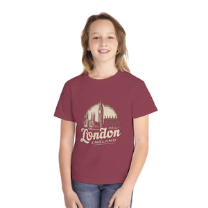 London United Kingdom Comfort Colors Youth Kids T-Shirt