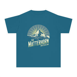 Matterhorn Switzerland Comfort Colors Youth Kids T-Shirt