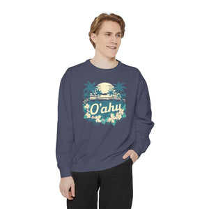 Oahu Hawaii Comfort Colors Unisex Sweatshirt