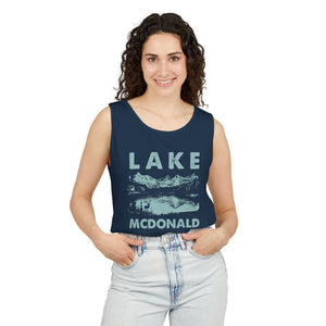 Lake McDonald Glacier National Park Montana Comfort Colors Tank Top