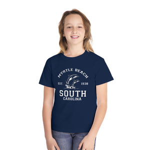 Myrtle Beach South Carolina Comfort Colors Youth Kids T-Shirt