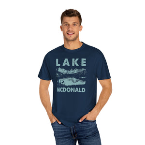Lake McDonald Glacier National Park Montana Comfort Colors Unisex T-Shirt