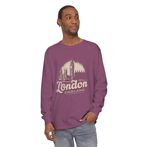 London United Kingdom Comfort Colors Unisex Long Sleeve T-Shirt