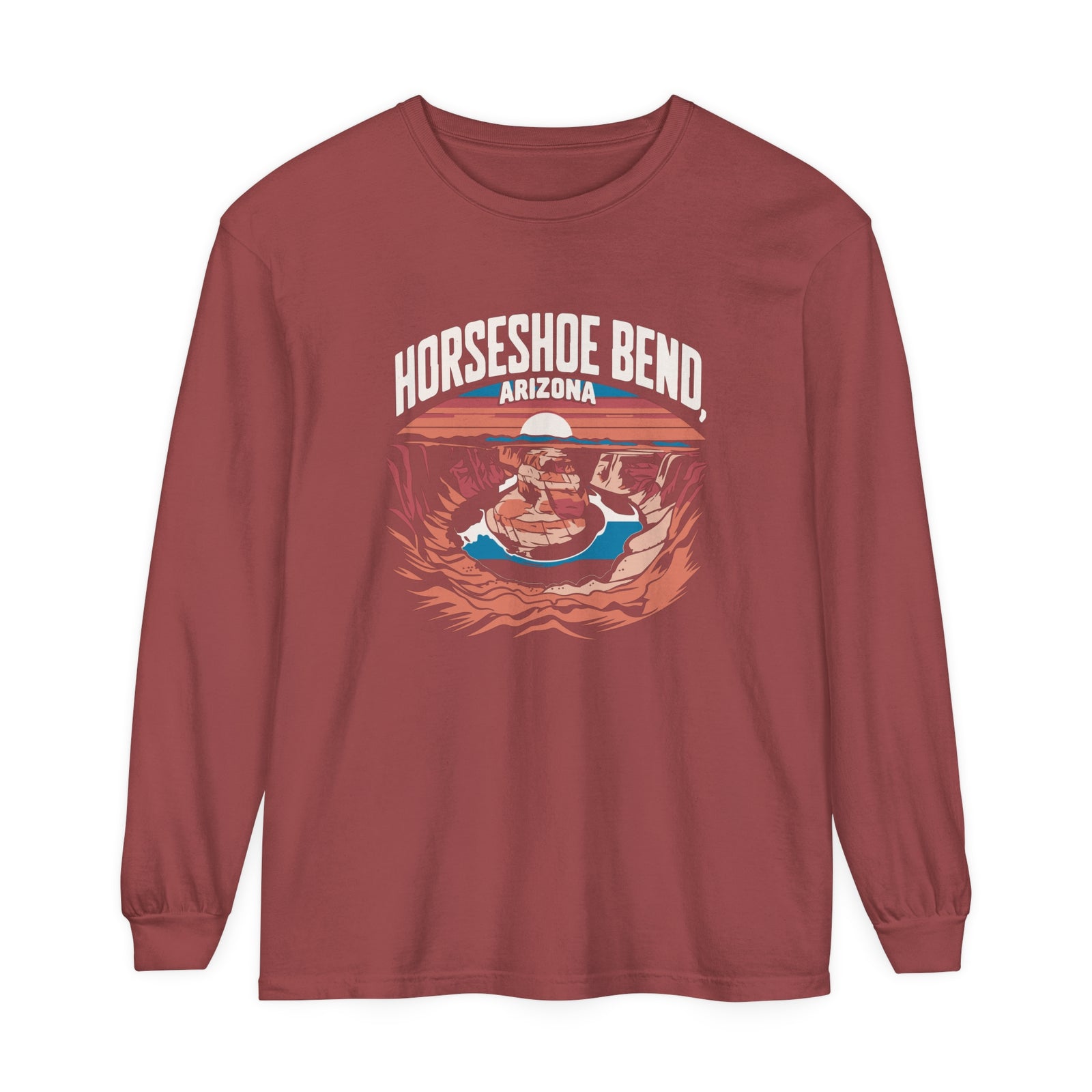 Horseshoe Bend Arizona Comfort Colors Unisex Long Sleeve T-Shirt