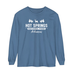 Hot Springs National Park Arkansas Comfort Colors Unisex Long Sleeve T-Shirt