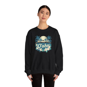 Oahu Hawaii Gildan Unisex Crewneck Sweatshirt