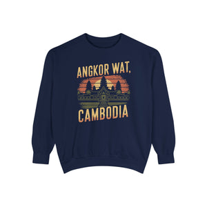 Angkor Wat Cambodia Comfort Colors Unisex Sweatshirt