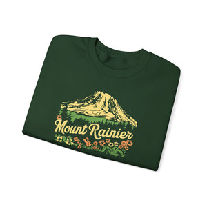 Mount Rainier Washington Gildan Unisex Crewneck Sweatshirt
