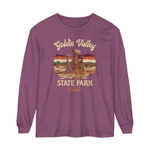 Goblin Valley State Park Utah Comfort Colors Unisex Long Sleeve T-Shirt