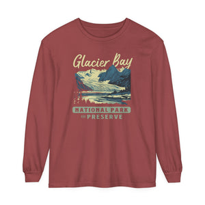 Glacier Bay National Park Alaska Comfort Colors Unisex Long Sleeve T-Shirt