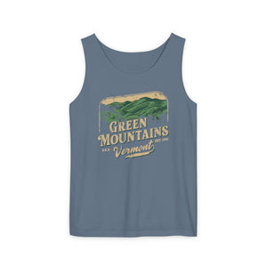 Green Mountains Vermont Comfort Colors Tank Top