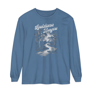 Louisiana Bayou Comfort Colors Unisex Long Sleeve T-Shirt