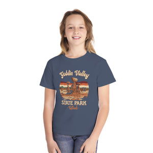 Goblin Valley State Park Utah Comfort Colors Youth Kids T-Shirt