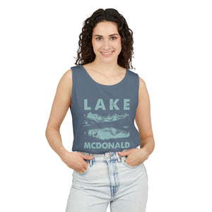 Lake McDonald Glacier National Park Montana Comfort Colors Tank Top