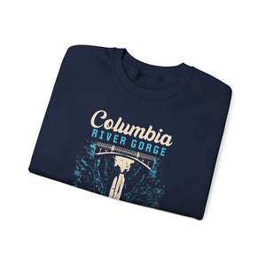 Columbia River Gorge Oregon Washington Gildan Unisex Crewneck Sweatshirt