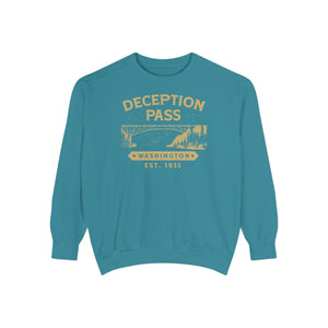 Deception Pass Washington Comfort Colors Unisex Sweatshirt