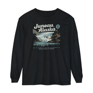 Juneau Alaska Comfort Colors Unisex Long Sleeve T-Shirt
