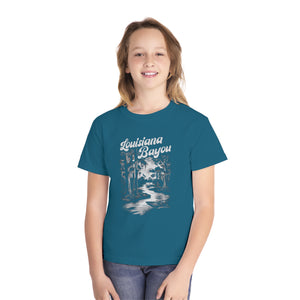 Louisiana Bayou Comfort Colors Youth Kids T-Shirt