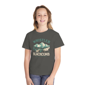 Whistler Blackcomb British Columbia Comfort Colors Youth Kids T-Shirt
