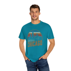 Chicago Skyline Illinois Comfort Colors Unisex T-Shirt