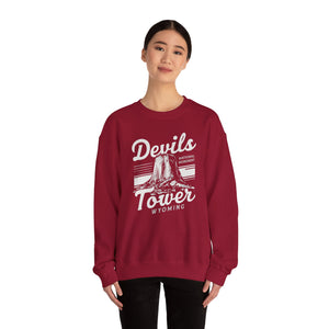 Devils Tower Wyoming Gildan Unisex Crewneck Sweatshirt