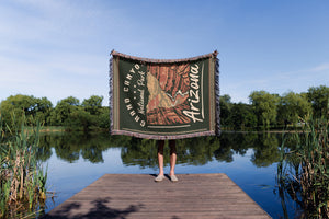 Grand Canyon National Park Woven Blanket - Fringe Blanket