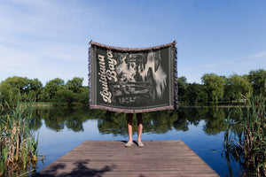 Lousiana Bayou Woven Blanket - Fringe Blanket