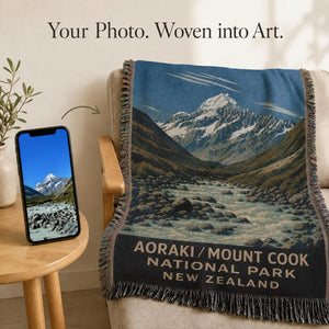 Personalized Photo Woven Blanket
