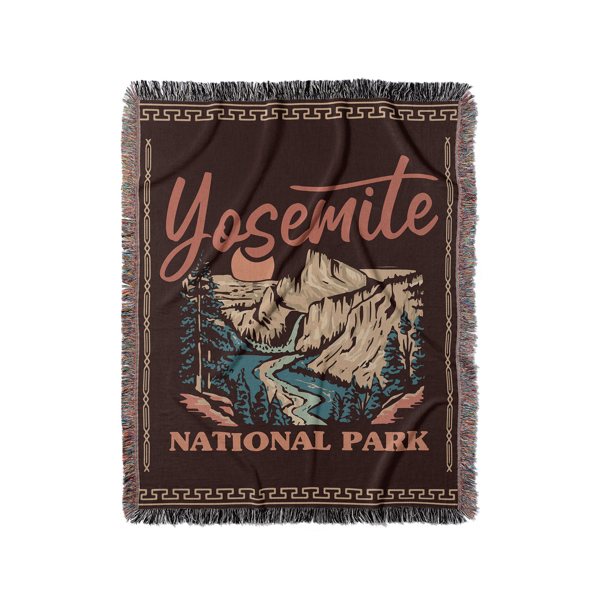 Yosemite Woven Blanket - Fringe Blanket